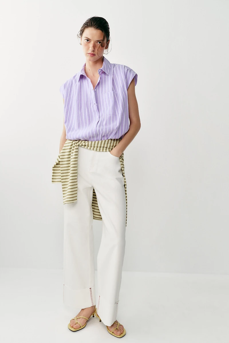 SHORT STRIPED SHIRT