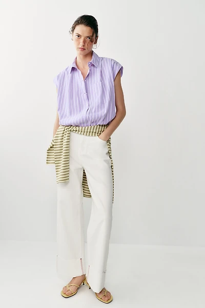 SHORT STRIPED SHIRT