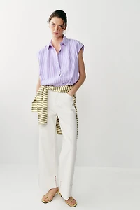 SHORT STRIPED SHIRT