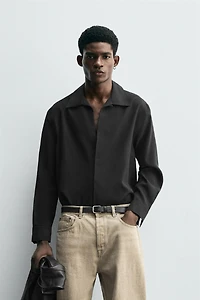 FLOWY POLO SHIRT