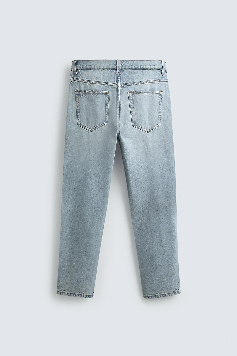 SLIM CROPPED FIT JEANS