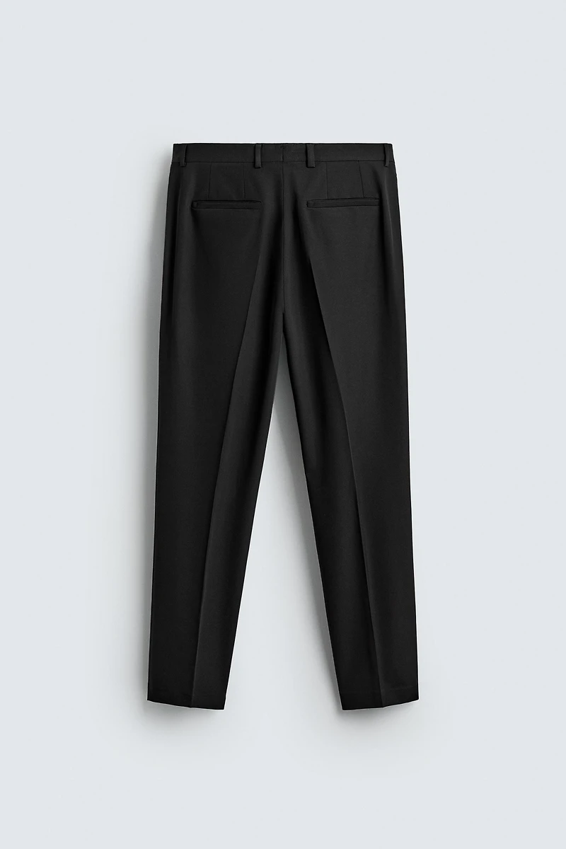 COMFORT PLEATED SUIT PANTS