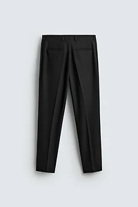 COMFORT PLEATED SUIT PANTS