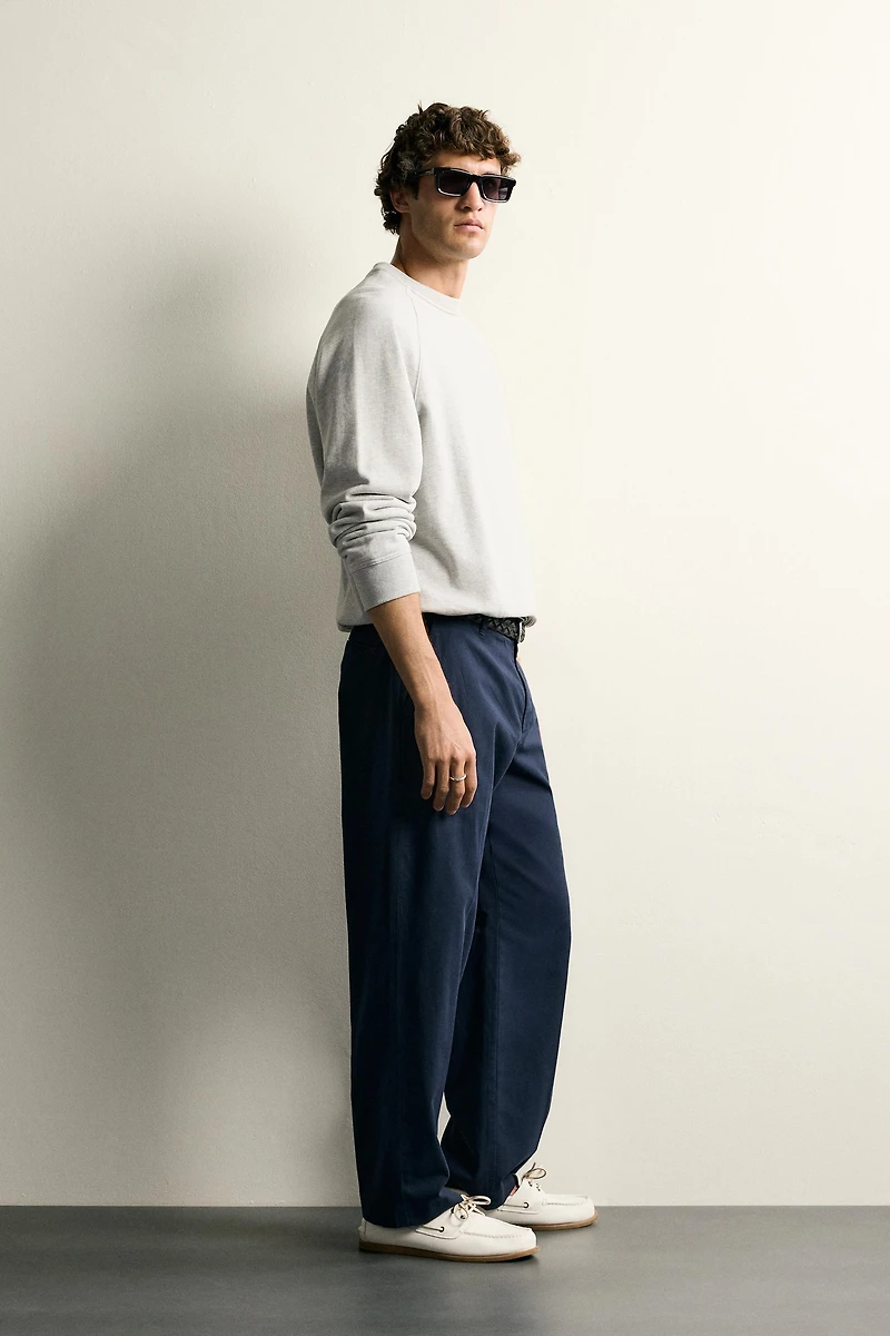 WASHED RELAXED FIT PANTS