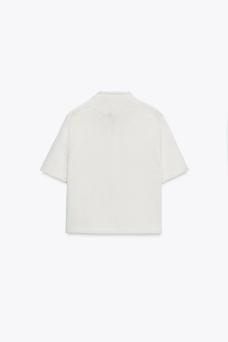 SHORT SLEEVE CARDIGAN