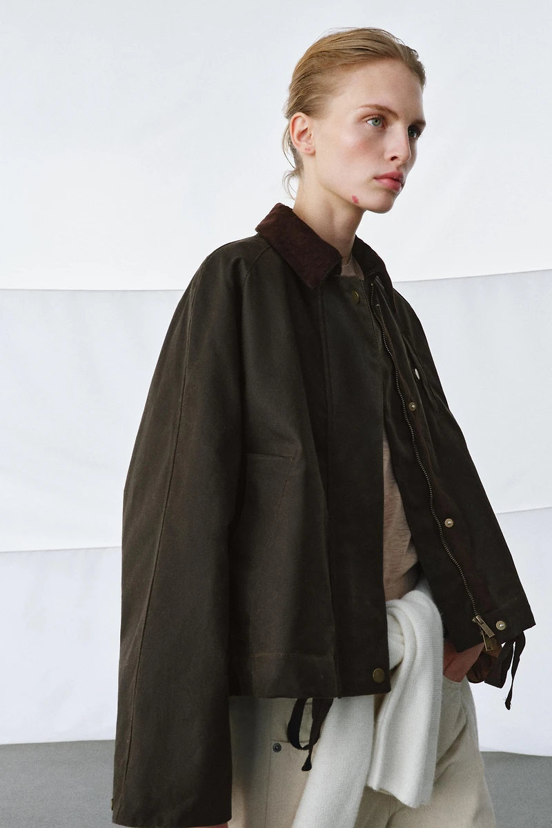 ZW COLLECTION WAXED JACKET