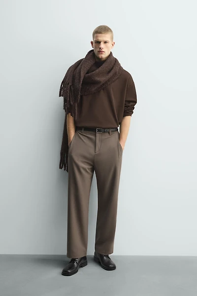 PANTALON PLIS COUPE DÉCONTRACTÉE