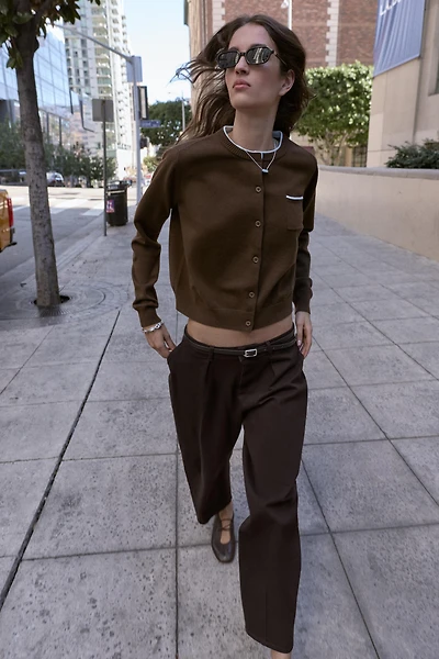 COMBINED KNIT CARDIGAN