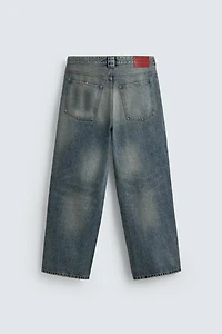 NFL MIAMI DOLPHINS EMBROIDERED RELAXED FIT JEANS