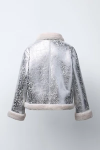 METALLIC DOUBLE-FACED JACKET