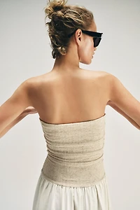 COMBINATION STRAIGHT NECK DRESS