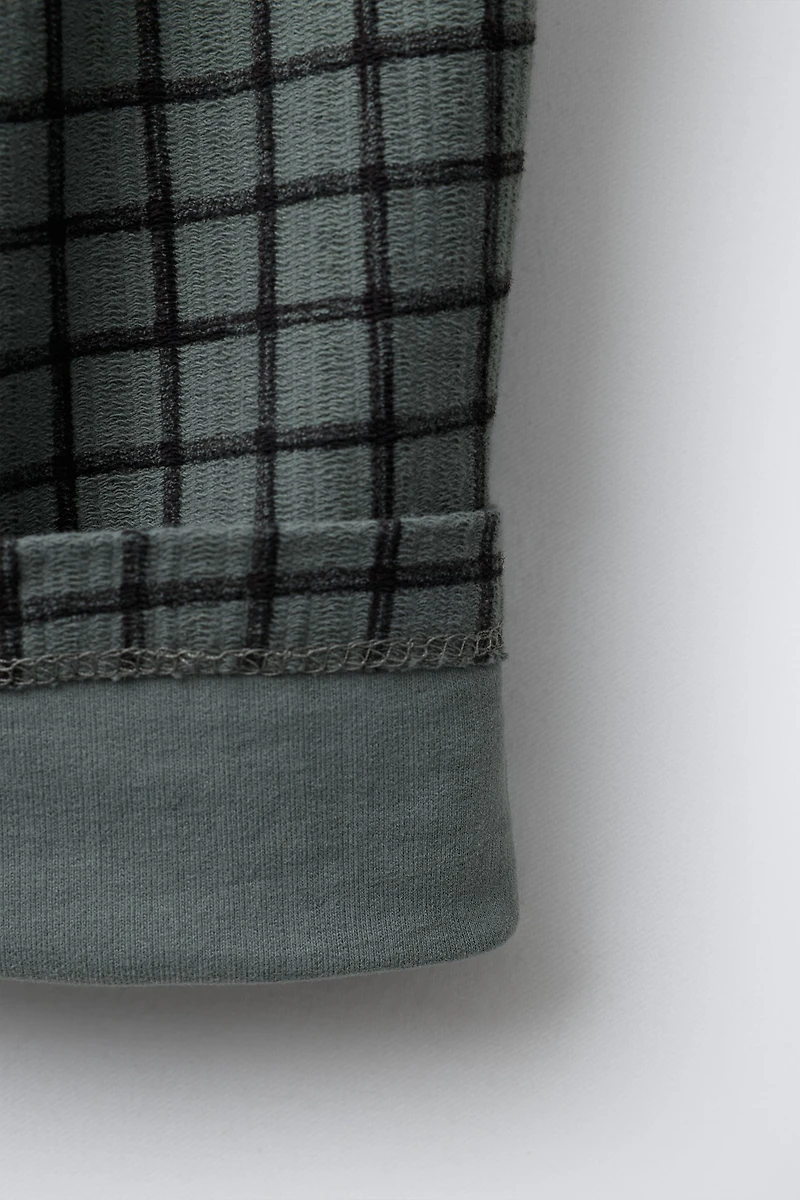 PLAID STRAIGHT PANTS