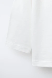 T-SHIRT APPLIQUÉ ANIMAUX EN VELOURS BOUCLÉ OURSONS