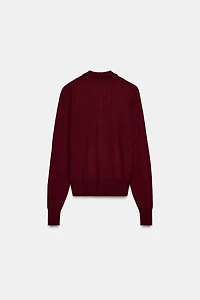 WOOL BLEND POLO SHIRT WITH POCKET