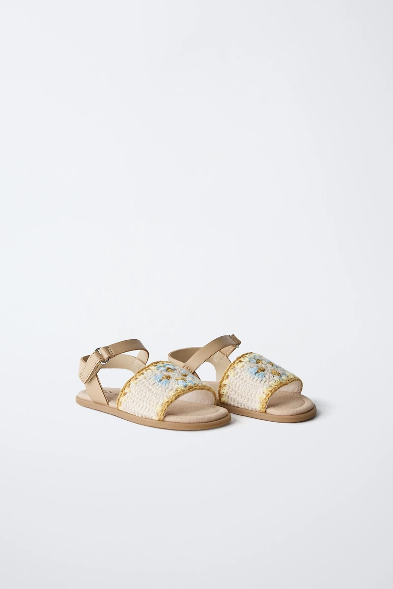 BAREFOOT CROCHETED SANDALS