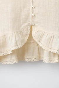LACE DETAIL SHIRT