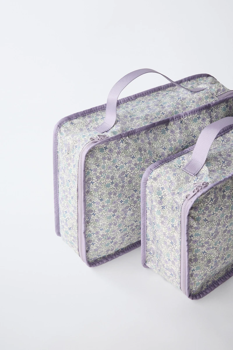 FLORAL TRAVEL ORGANIZER PACK