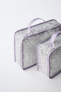 FLORAL TRAVEL ORGANIZER PACK