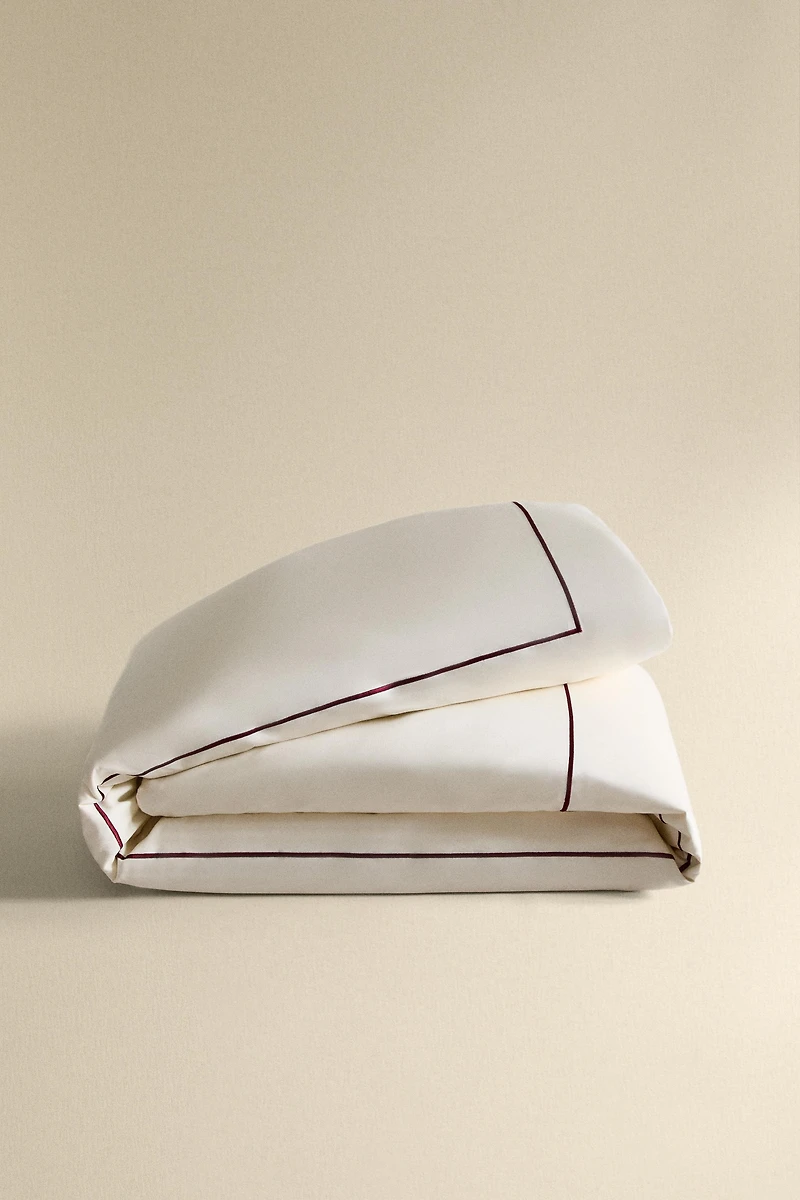 HOUSSE DE COUETTE SATIN FESTONNÉ