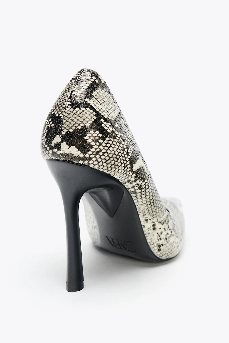 HIGH HEEL ANIMAL PRINT SHOES