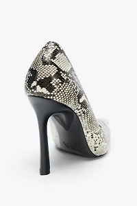 HIGH HEEL ANIMAL PRINT SHOES