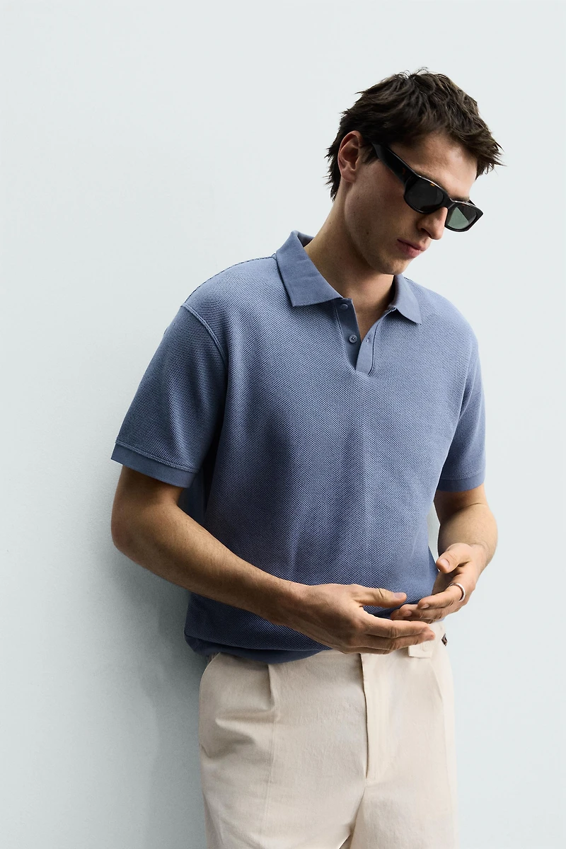 REGULAR FIT PIQUÉ POLO