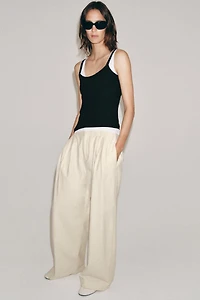 RIBBED STRAP TOP