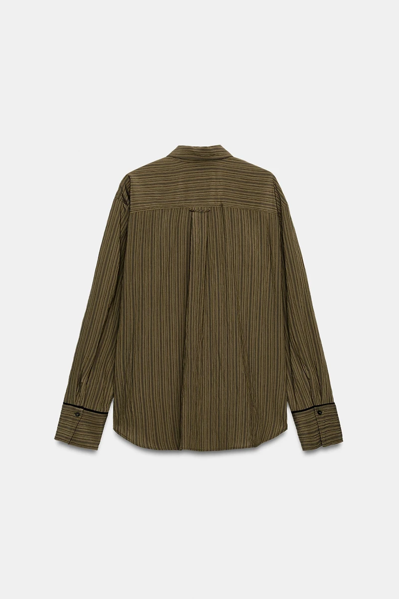 ZW COLLECTION FLOWY STRIPED SHIRT