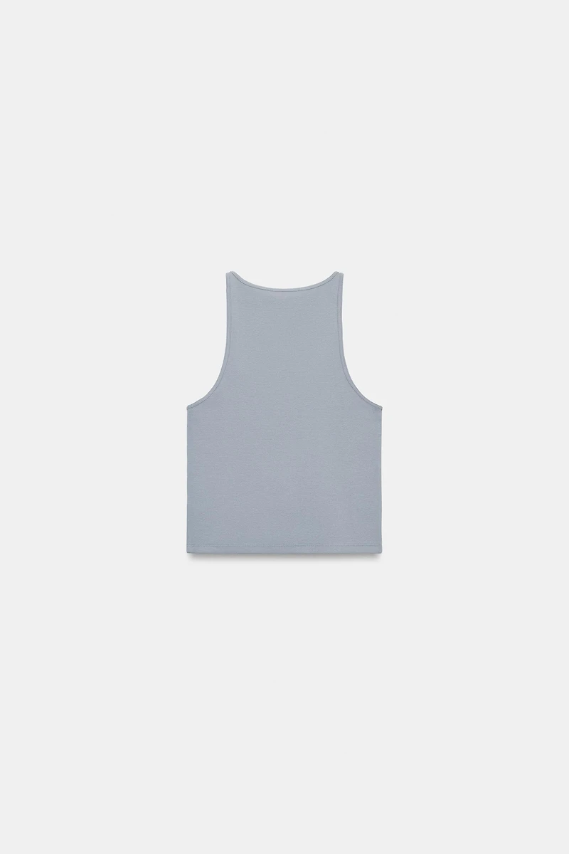 RIBBED CROP TOP