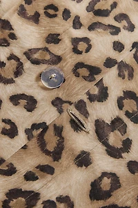 SATEEN DUVET COVER WITH ANIMAL PRINT
