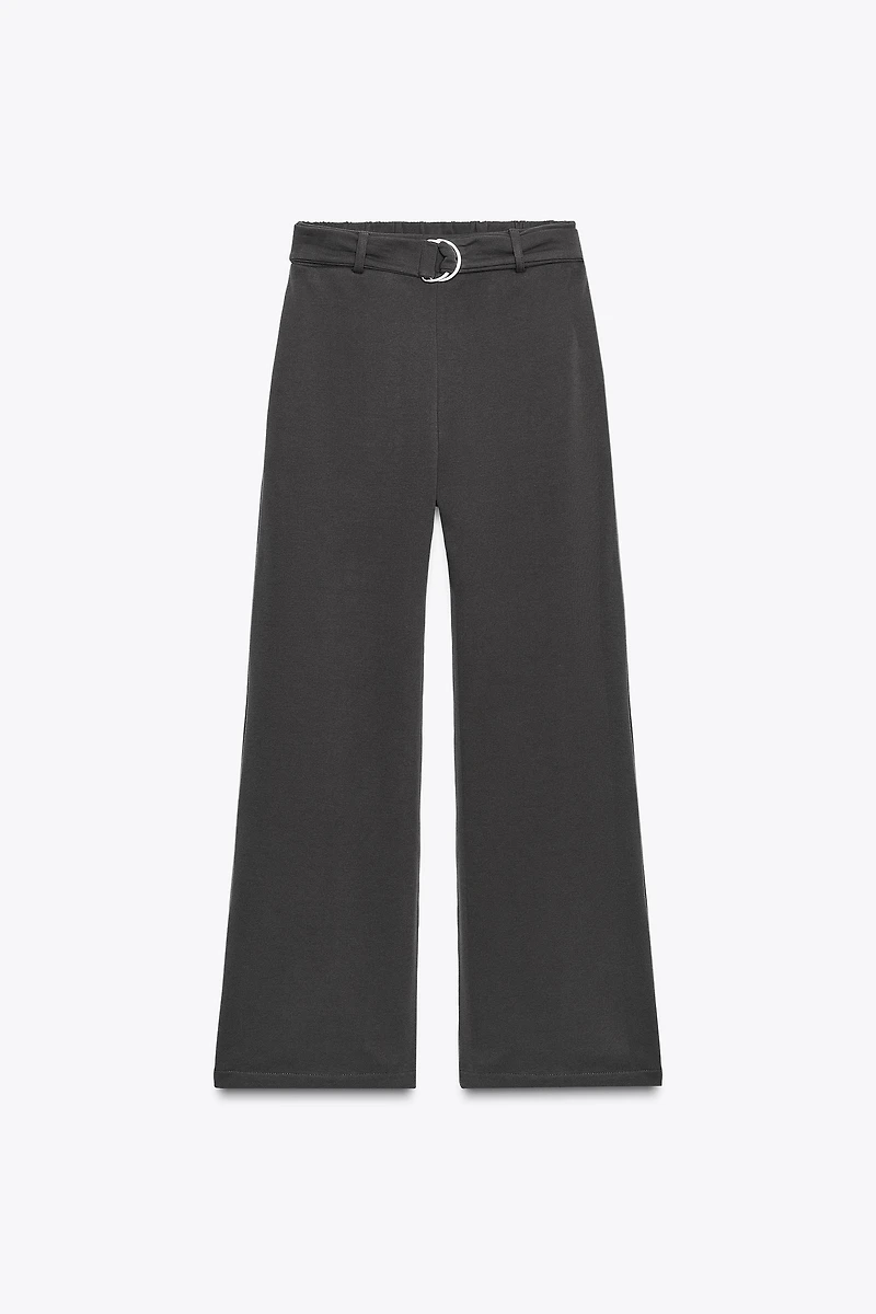 RUSTIC BELTED PANTS