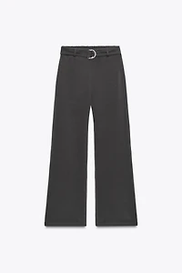 RUSTIC BELTED PANTS