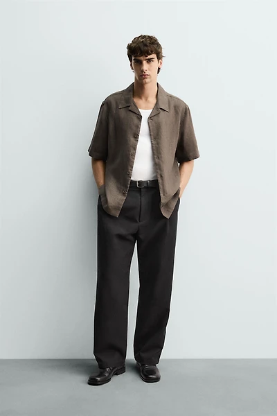 100% LINEN RELAXED FIT SHIRT