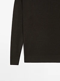 100% linen oversize knit sweater