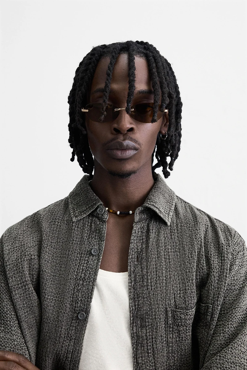 WASHED TEXTURE SHIRT