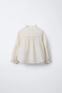 BENSIMON ® X ZARA RUFFLE STRIPED SHIRT