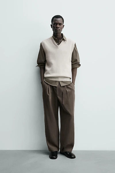 PANTALON FLUIDE À CEINTURE