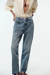 Z.02 STRAIGHT HIGH WAIST ANKLE JEANS