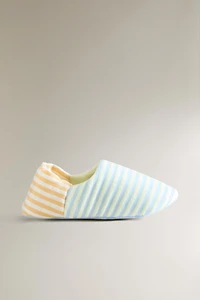 KIDS' STRIPED SLIPPERS