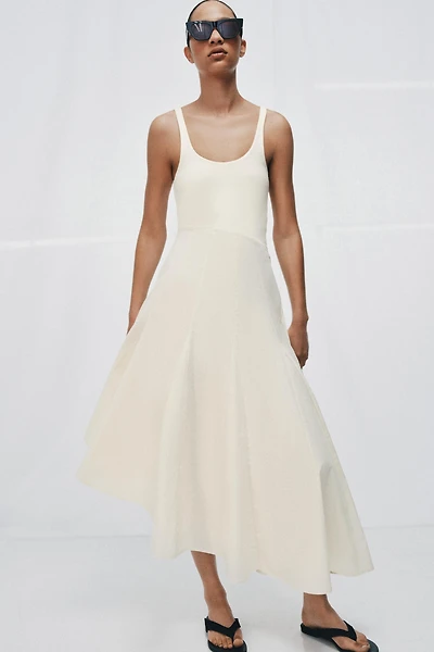 COMBINATION GODET DRESS