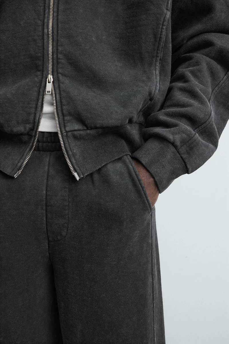 PANTALON JOGGER COUPE BALLON DÉLAVÉ