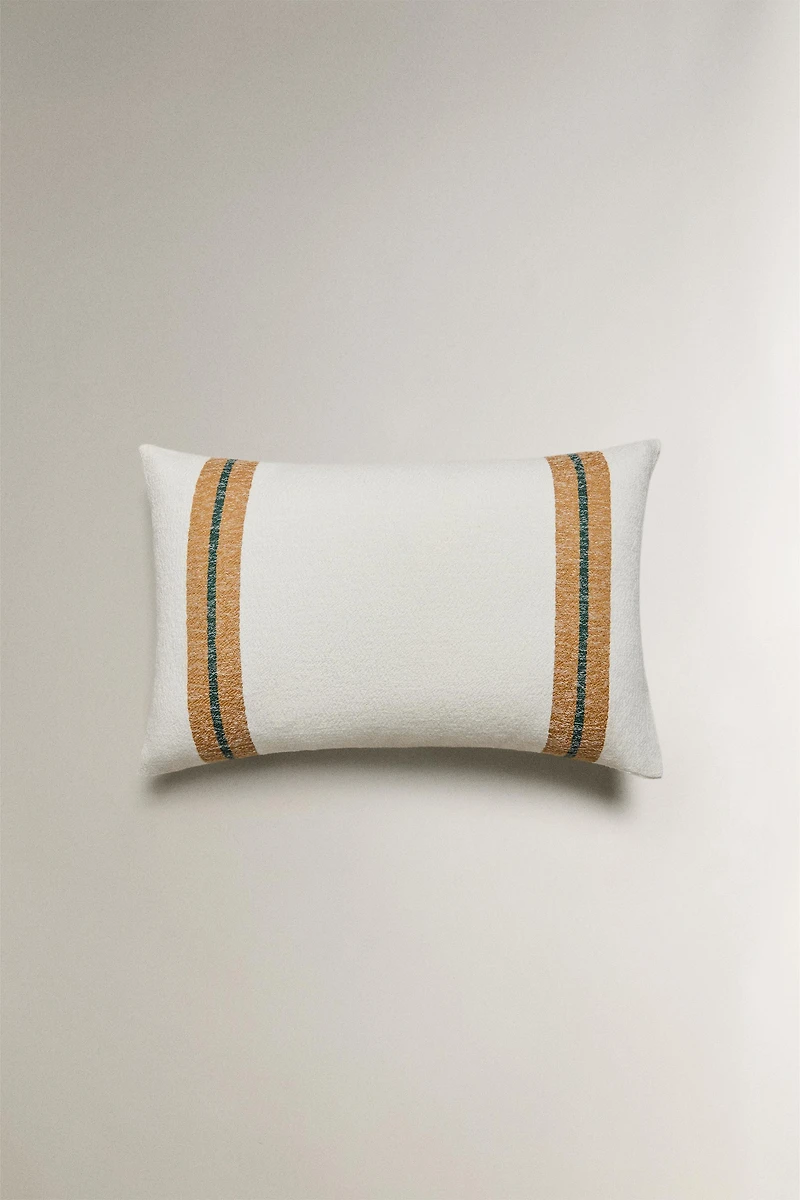 HOUSSE DE COUSSIN RAYURES