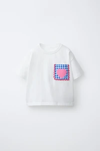 T-SHIRT POCHE ONDULÉE