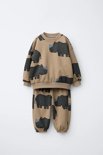 RHINO SWEATSHIRT AND JOGGER SET