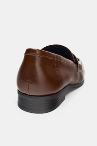 LEATHER LOAFERS