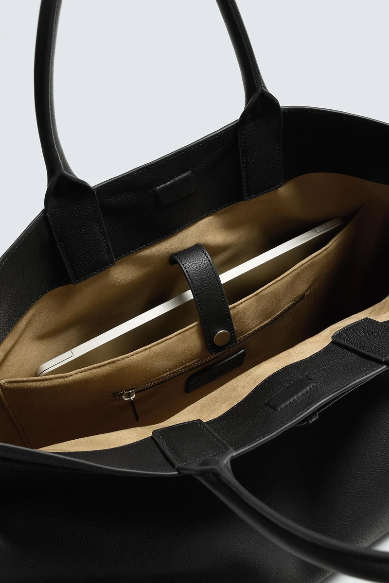 SAC À MAIN EN CUIR AVEC CEINTURE