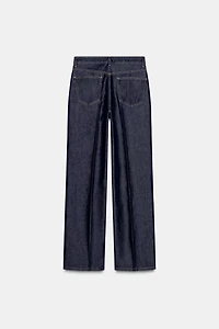 Z1975 STRAIGHT LEG MID-RISE CREASED JEANS