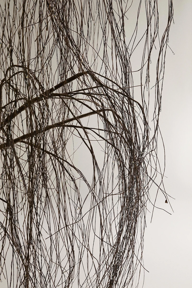 CHRISTMAS WILLOW TREE WITH LED LIGHT (110.2")