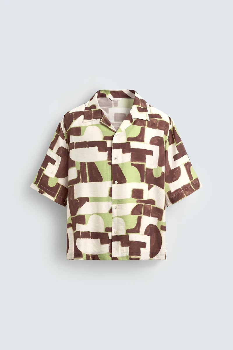 ABSTRACT PRINT SHIRT