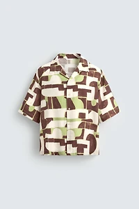 ABSTRACT PRINT SHIRT